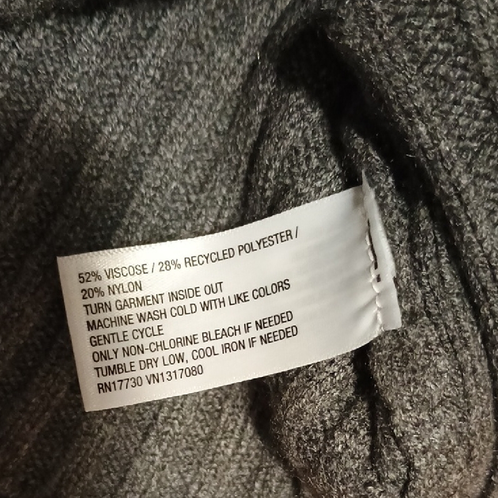 Wild Fable Gray Ribbed Crew Neck Sweater - Picture 4 of 5